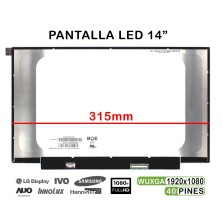 PANTALLA LED TÁCTIL DE 14" PARA PORTÁTIL NV140FHM-T07 HW:V8.0 40 PIN IPS