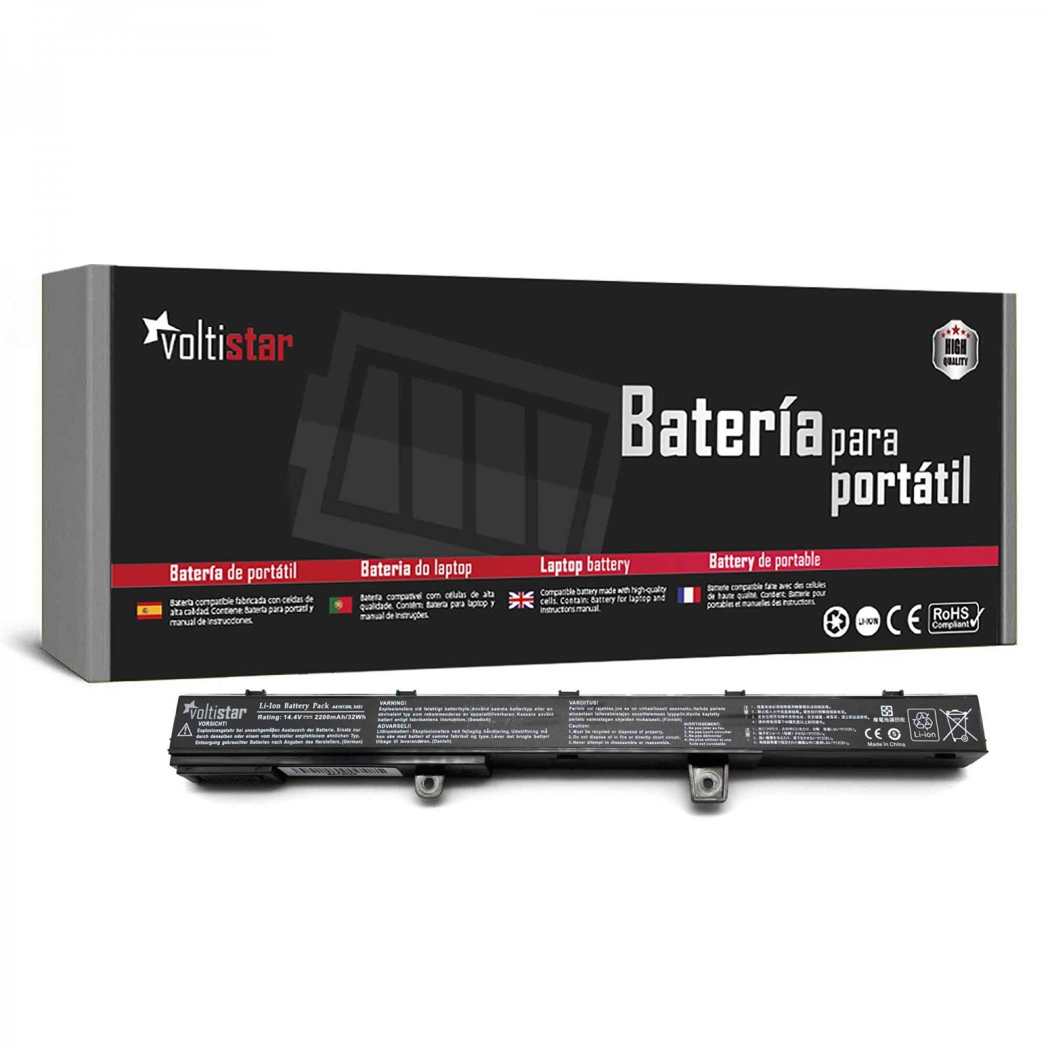 Batterie PC portable A31N1319 pour Asus X551 X551C X551CA X551M